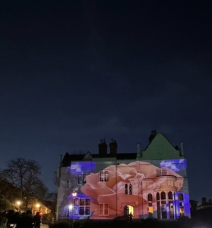 Feast Theatre Festival Roses Projection