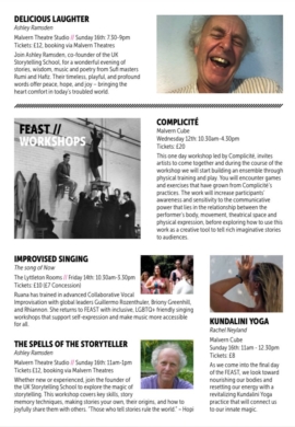 FEAST Theatre Festival Programme 2025 - 3