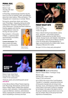 FEAST Theatre Festival Programme 2025 - 5