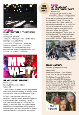 FEAST Theatre Festival Programme 2025 - 6